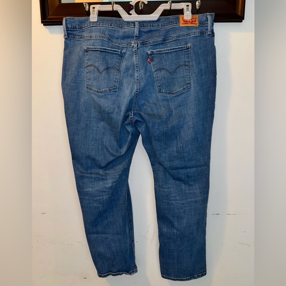 Levis Womens Size 22W Premium 724 High Rise Straight Jeans - Picture 4 of 6
